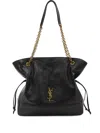 Saint Laurent Large Black Jamie Shopping Bag In Black