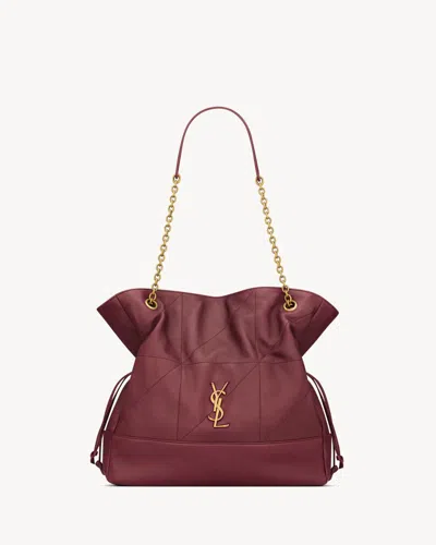 Saint Laurent "jamie" Tote Bag In Red