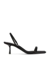 Saint Laurent Jaspe High-heeled Sandals In Nero