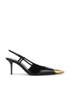 Saint Laurent Jeanne Slingback Pump In Black