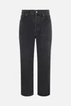 Saint Laurent Wide Jeans. In Black