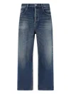 Saint Laurent Straight Jeans In Blue