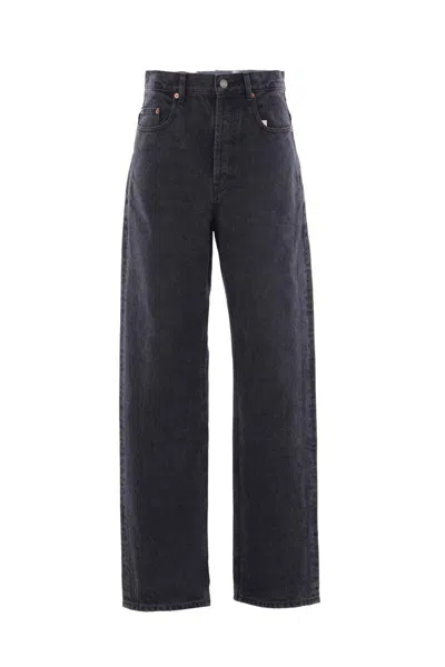 Saint Laurent Used Paris Denim Carrot-fit Jeans In Blue