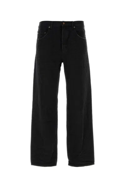 Saint Laurent Regular Black Denim Jeans Men