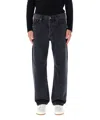 Saint Laurent Aint Baggy Jean Sn34 In Black