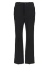 Saint Laurent Cotton Pants Women In Black