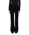 Saint Laurent Low Waist Bootcut In Black