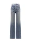 Saint Laurent 70s Jeans With Flared Boot-cut Leg In Blue