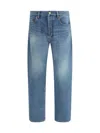 Saint Laurent High-rise Denim Jeans In Blue