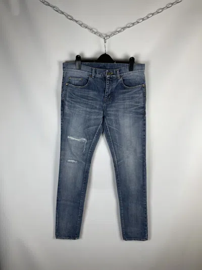 Pre-owned Saint Laurent Jeans In Blue