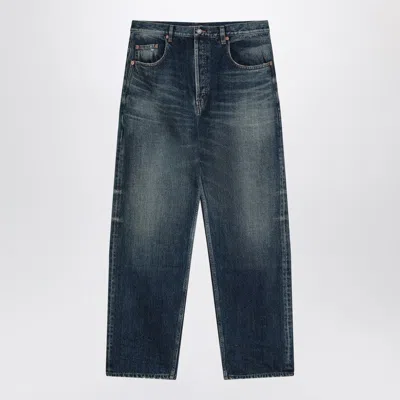 Saint Laurent Jeans In Denim Blue Vintage Heritage Men