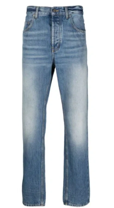 Saint Laurent Jeans In Medium Blue