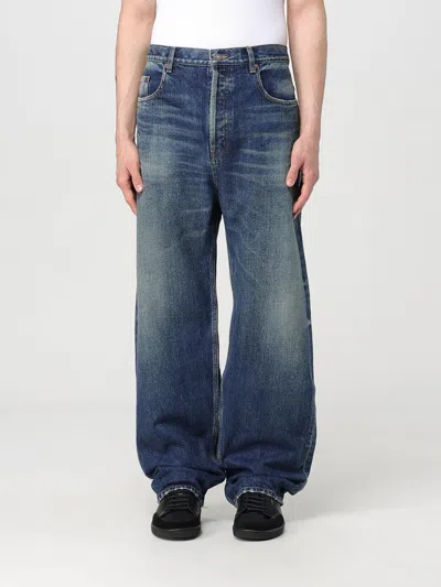 Saint Laurent Jeans Men  In Blue