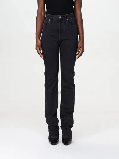 Saint Laurent Jeans  Woman Colour Black