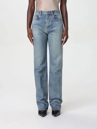 Saint Laurent Jeans  Damen Farbe Denim In Blue