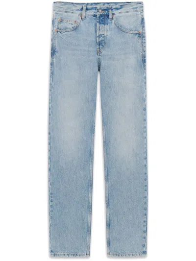 Saint Laurent Jeans In Tiger/blue Bay