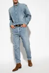 Saint Laurent Casual Shirt Cassandre Men In Blue