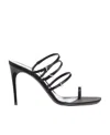 Saint Laurent Jerry 95mm Satin Mules In Black
