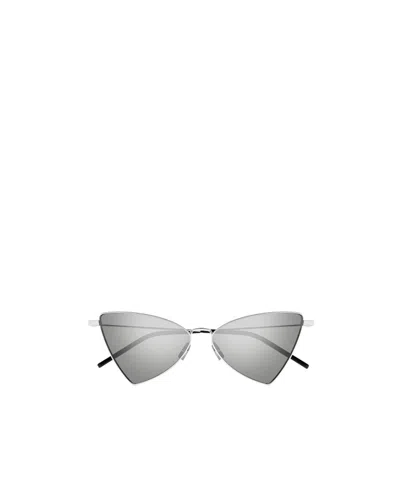 SAINT LAURENT SAINT LAURENT EYEWEAR GEOMETRIC FRAME SUNGLASSES