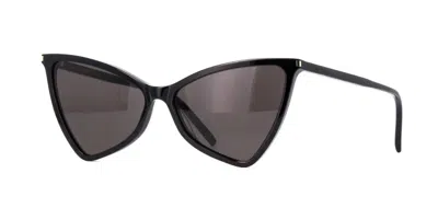 Pre-owned Saint Laurent Jerry Sl 475 Black/grey (001) Sunglasses In Gray