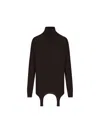 Saint Laurent Sweaters In Ebony