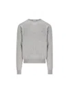 Saint Laurent Cassandre Pullover In Gray