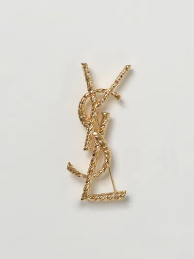 Saint Laurent Ex 652410 Broche Ysl Tigree Jewelry Gold