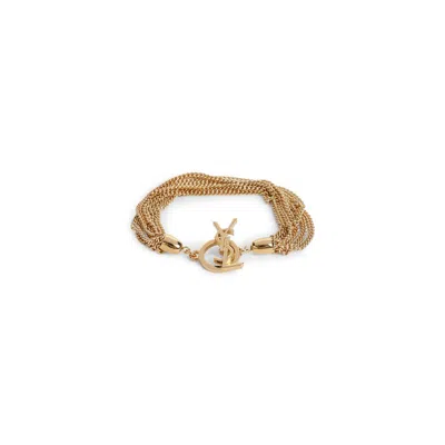 Saint Laurent Bracelet In Or Laiton