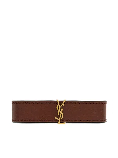 SAINT LAURENT JEWELS BROWN