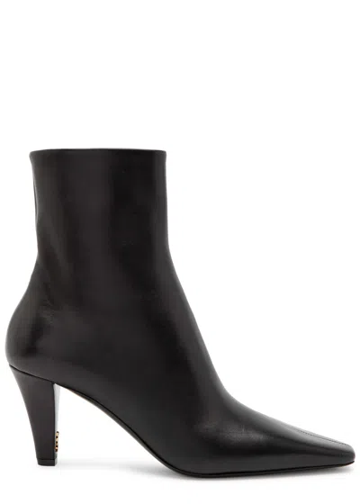 SAINT LAURENT SAINT LAURENT JILL 75 LEATHER ANKLE BOOTS