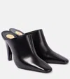 Saint Laurent Jill Mule Pumps In Schwarz
