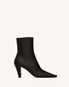 Saint Laurent "jill" Heel Ankle Boots In Black