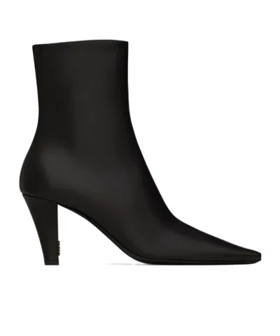 SAINT LAURENT SAINT LAURENT JILL SQUARE POINTED-TOE ANKLE BOOTS