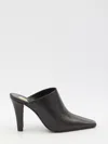 Saint Laurent Jill Mule Pumps In Black