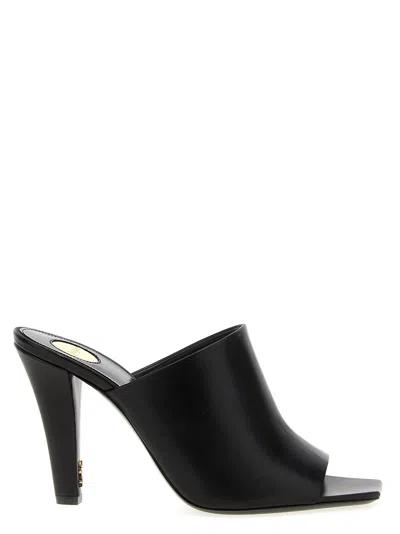 Saint Laurent 'jill' Mules In Black