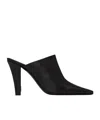 Saint Laurent Jill Mule Pumps In Black