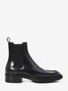 Saint Laurent Joe Leather Chelsea Boots In Black