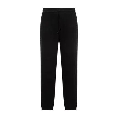 Saint Laurent Black Cotton Jogging Pants