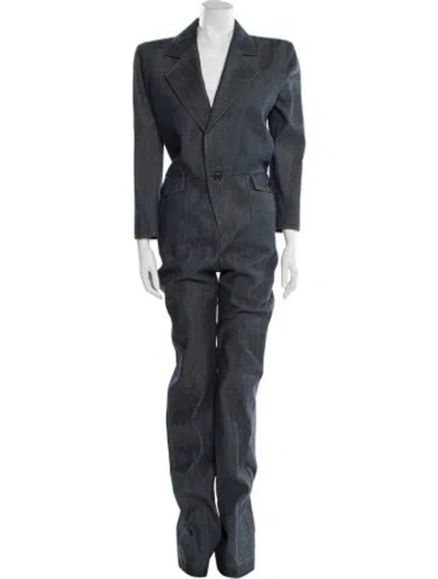 Pre-owned Saint Laurent Jumpsuit In Blue