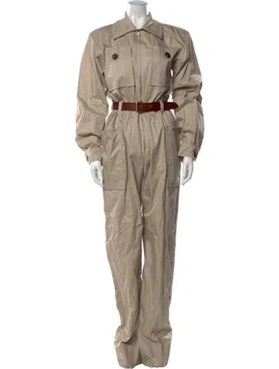 Pre-owned Saint Laurent Jumpsuit W/ Tags In Neutrals
