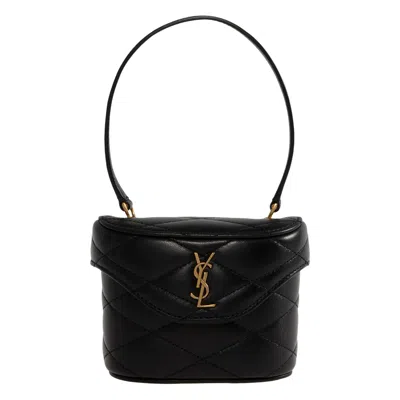 Pre-owned Saint Laurent June Micro Box Shoulder Bag 'black' | Women's Size Onesize