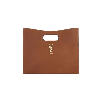 Pre-owned Saint Laurent Junon 'brick/ebony' | Brown | Women's Size Onesize