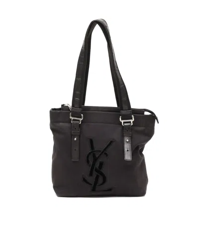 Saint Laurent Kahala Tote Bag In Black