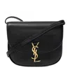 Saint Laurent Kaia Small Leather Shoulder Bag In Black
