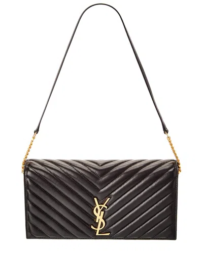 Saint Laurent Kate 99 Quilted Shoulder Bag In Black