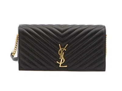 Saint Laurent Kate 99 Quilted Shoulder Bag In Black