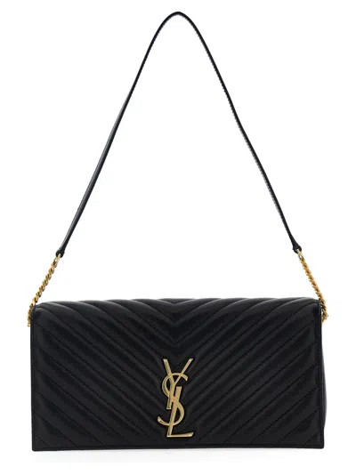 Saint Laurent Kate 99 Shoulder Bag In Black