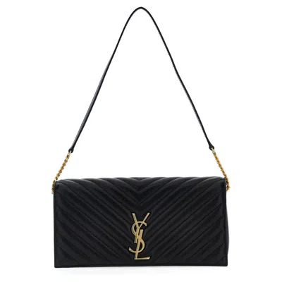 Saint Laurent Kate 99 Shoulder Bag In Black