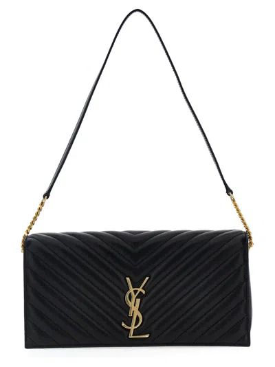 Saint Laurent Kate 99 Shoulder Bags Black