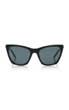 Saint Laurent Kate Cat-eye Acetate Sunglasses